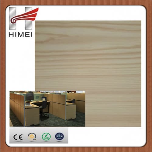Wood grain pvc laminated steel sheets for office partition